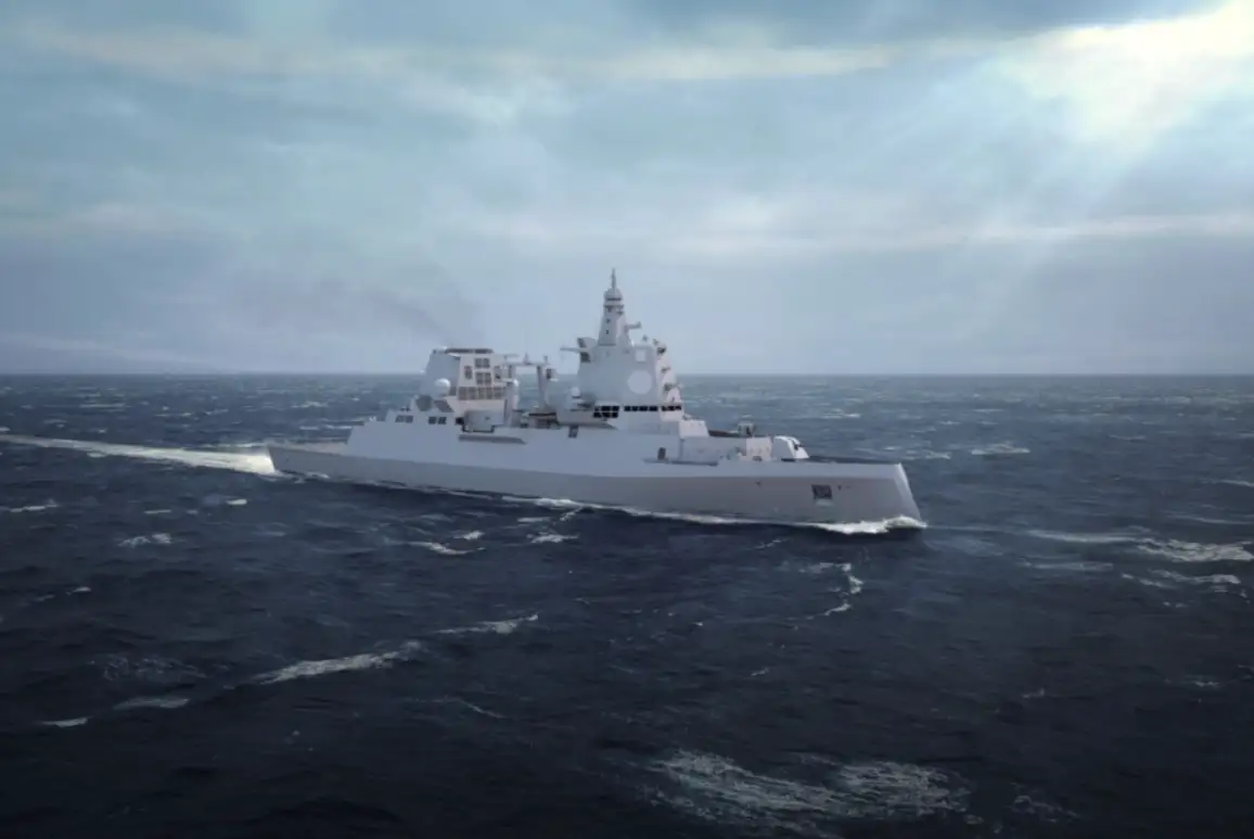 Концептуальный дизайн будущего фрегата F127. 