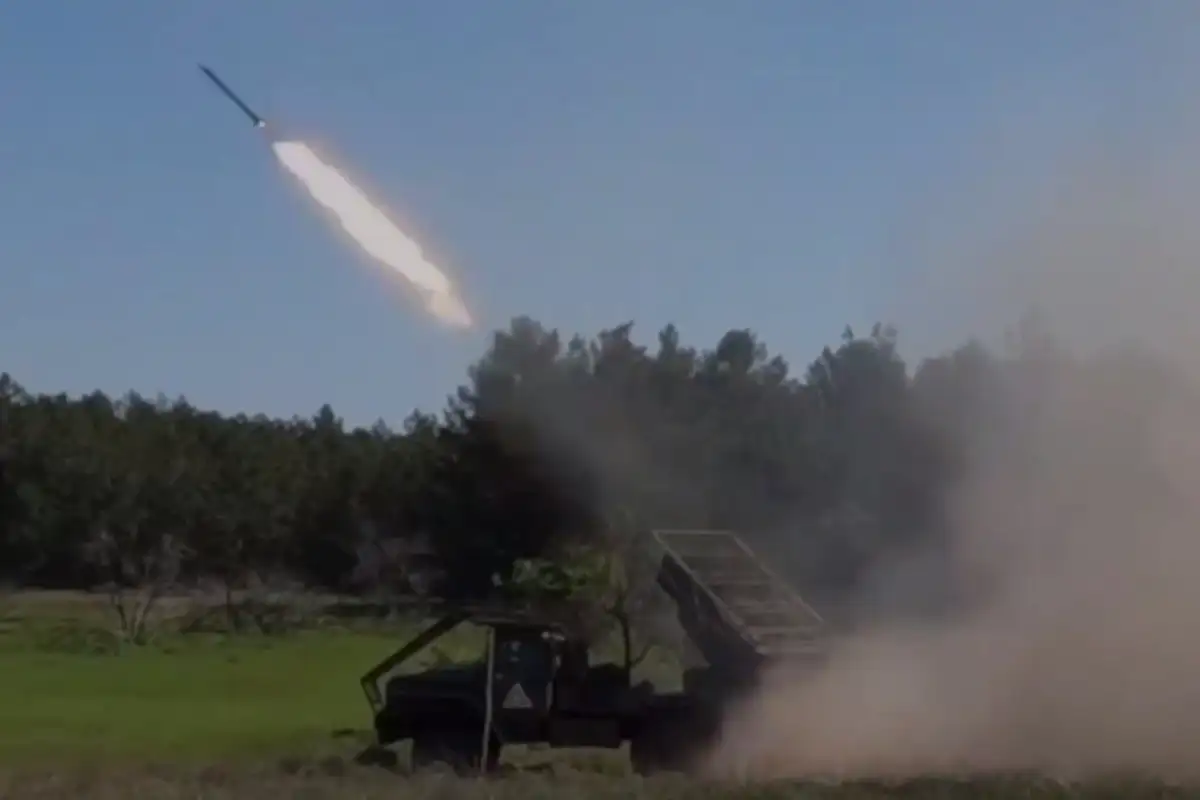Боевая работа расчета РСЗО