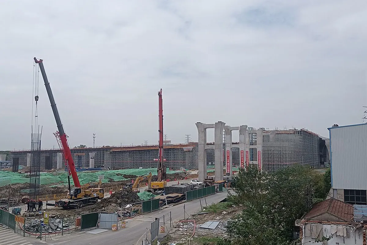 Стройка в Китае. 