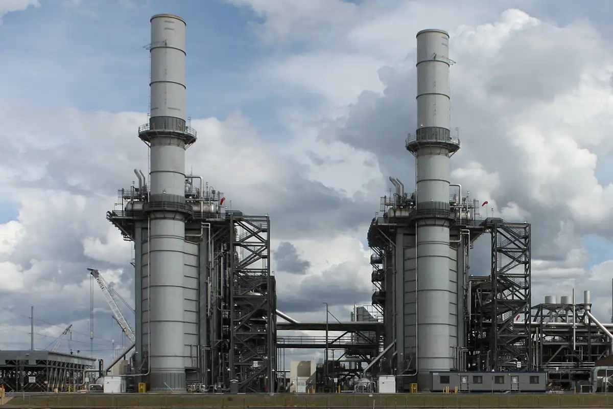 Газовая электростанция. 