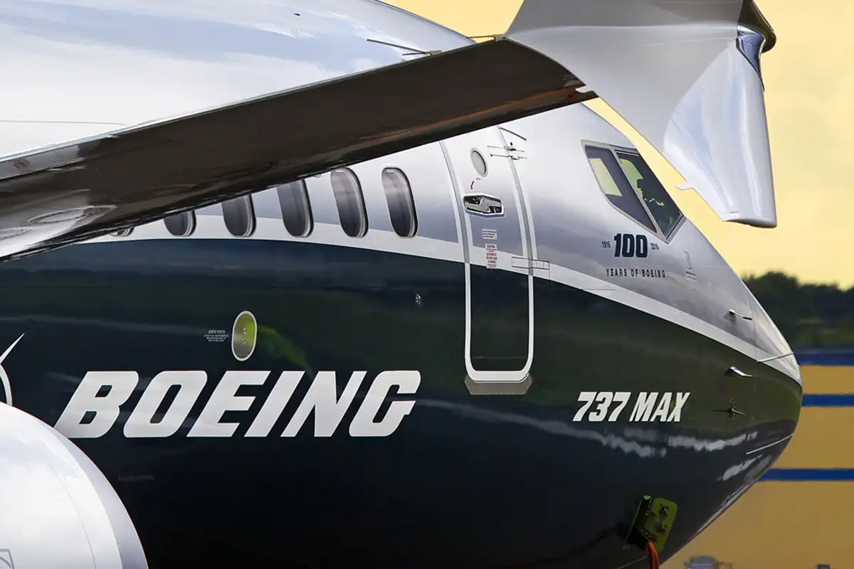 Boeing 737 MAX. 