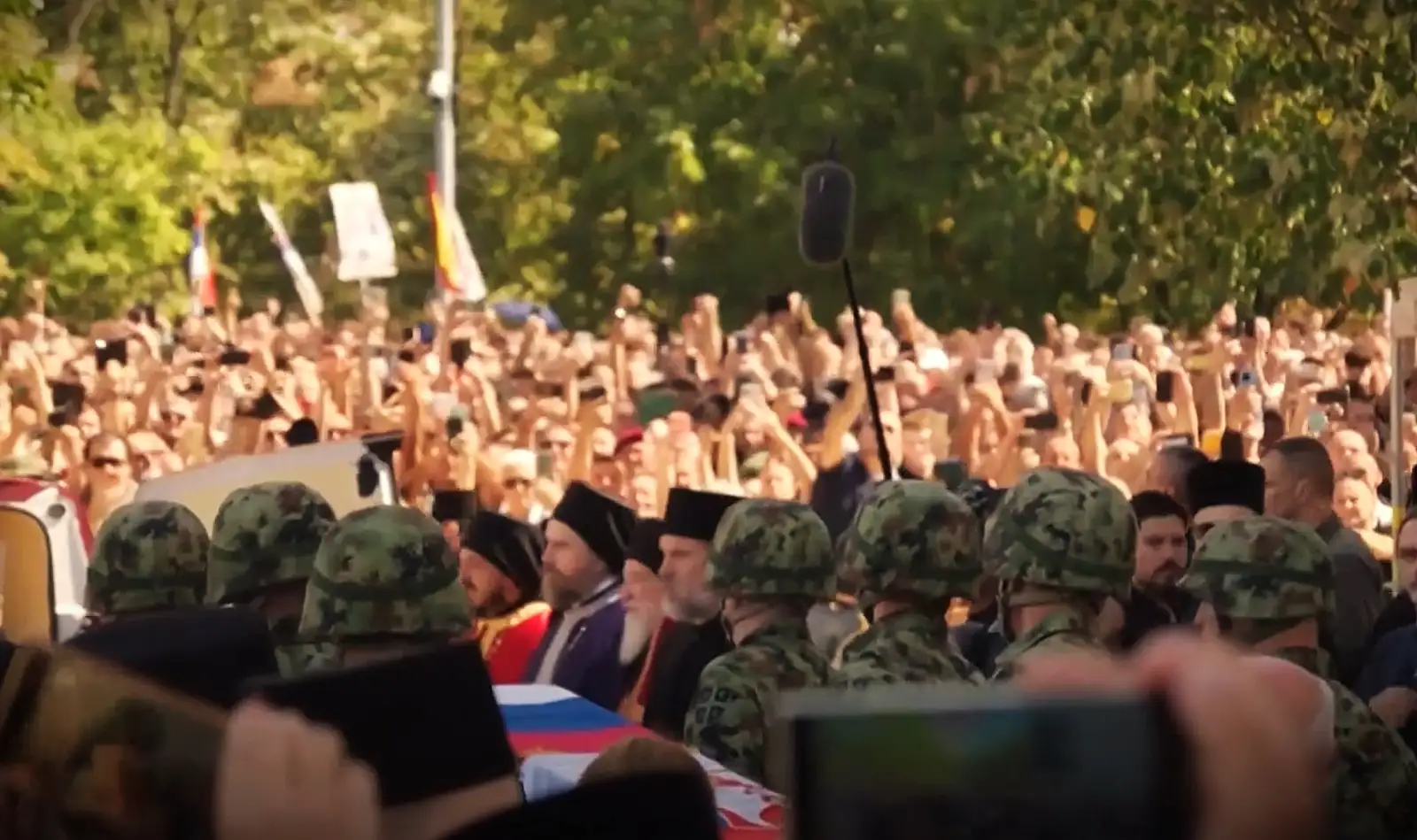Десятки тысяч сербов отдали Генералу последние почести. Белград, 08.09.26