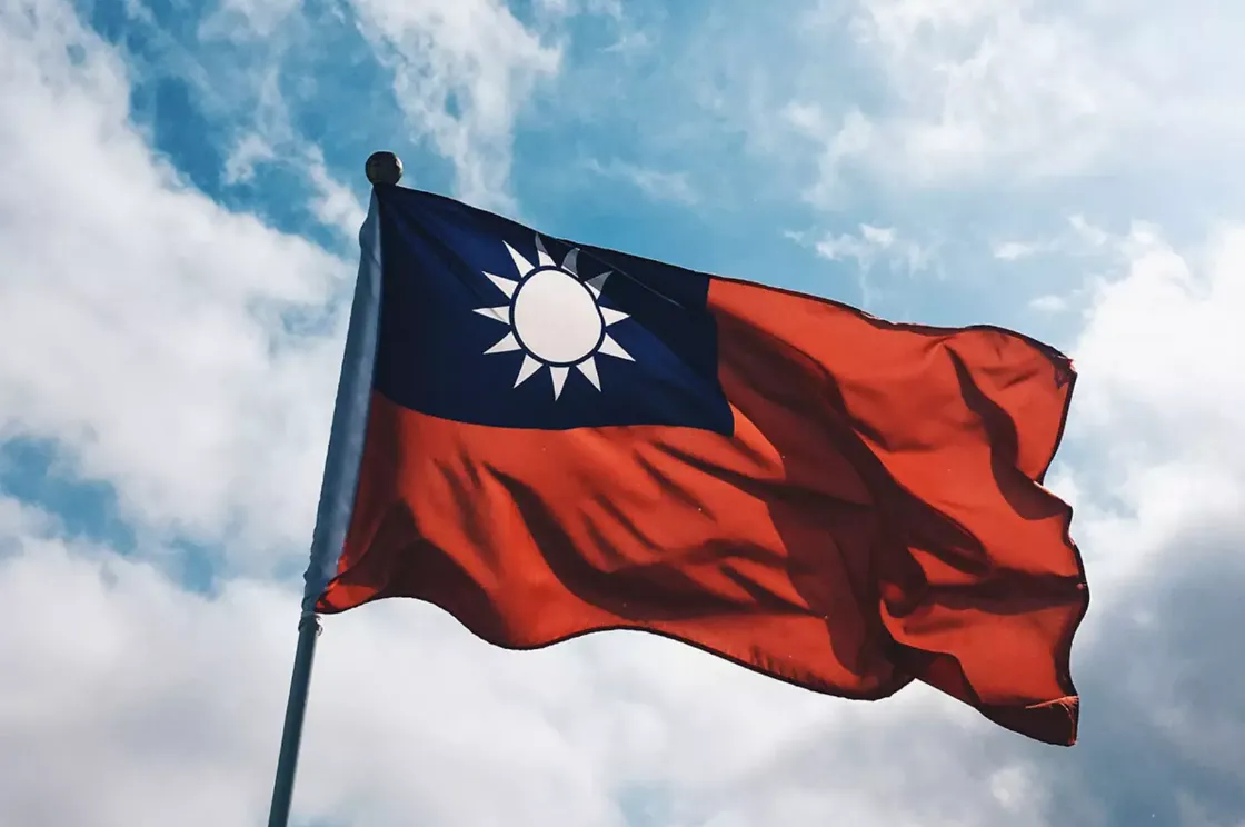 Флаг Тайваня. 