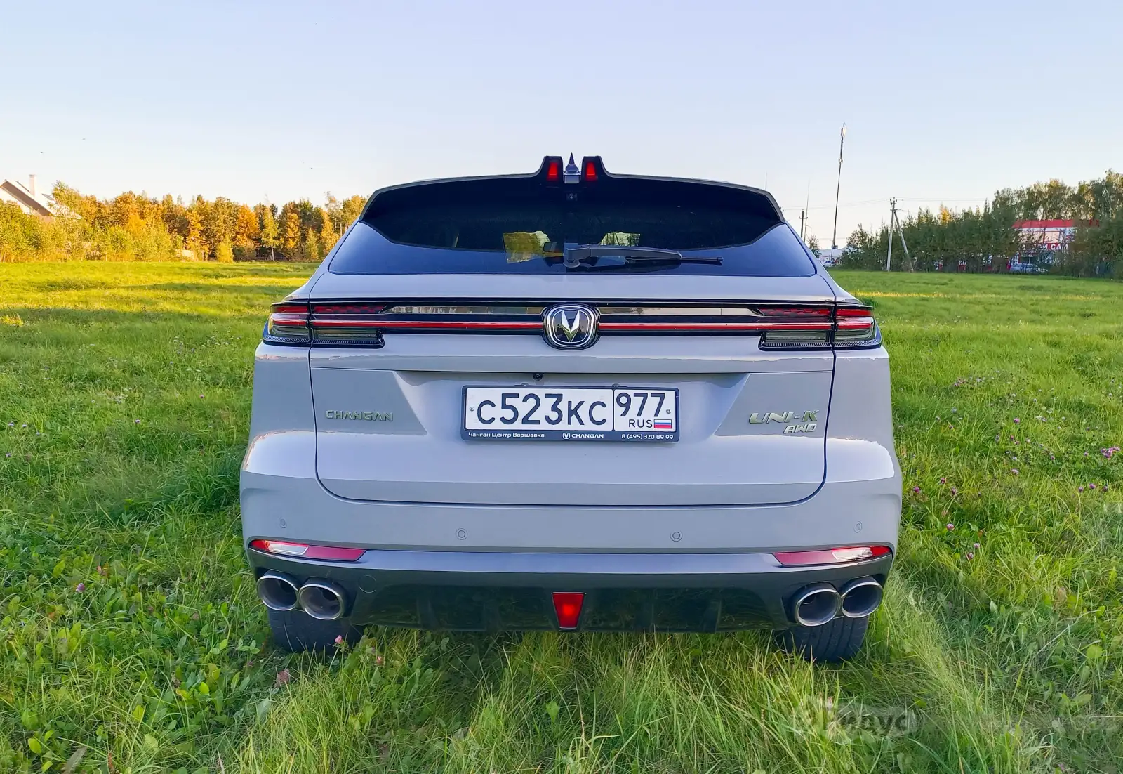 Changan UNI-K, вид сзади.  