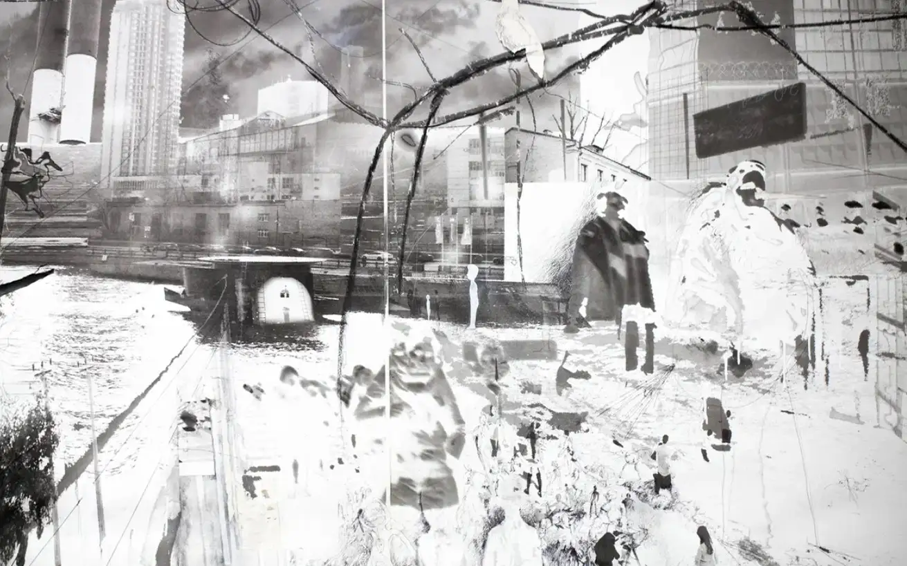 Фрагмент экспозиции выставки «Другие перспективы» Никона Филиппова. 