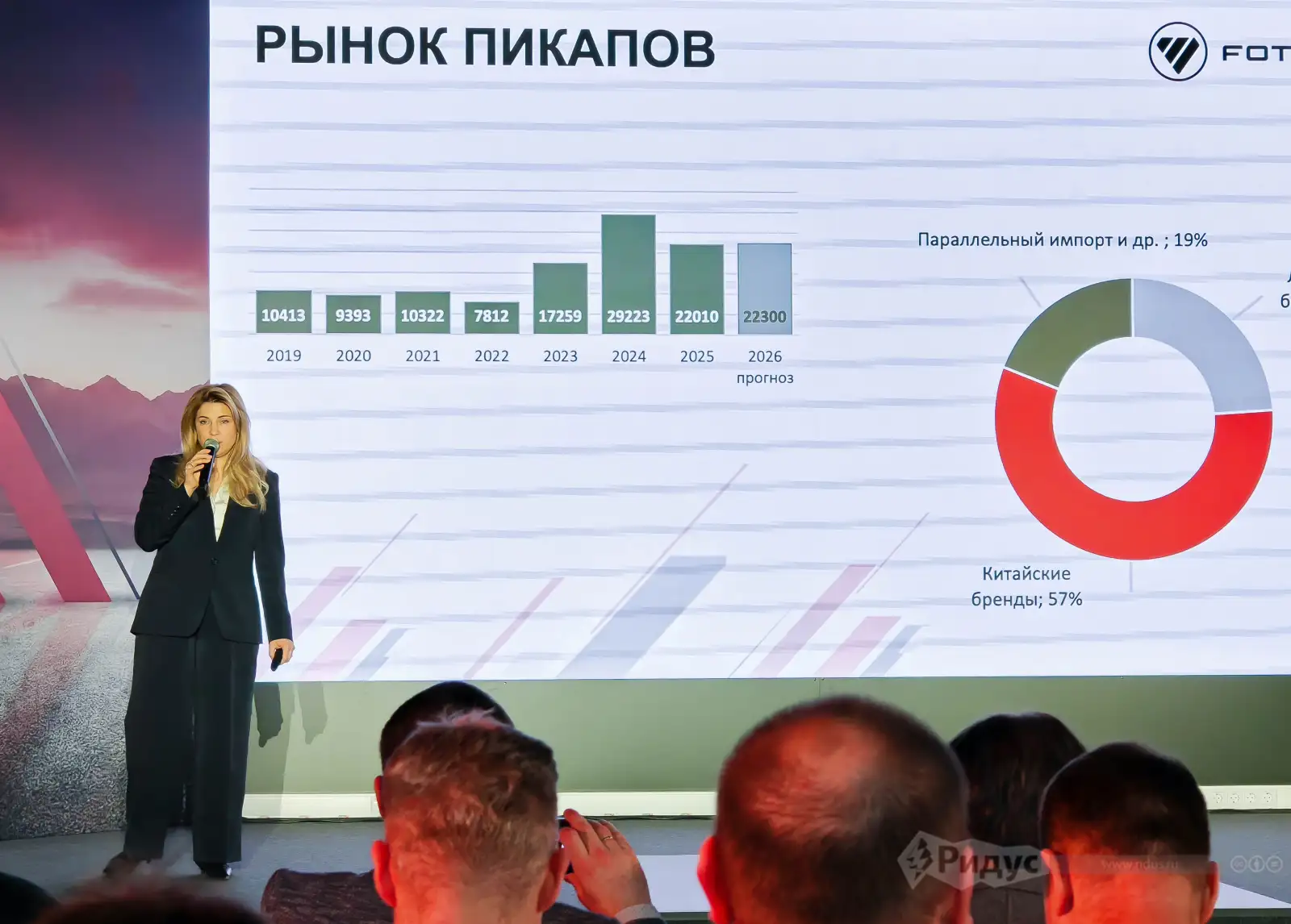 Пикап FOTON TUNLAND G9.  