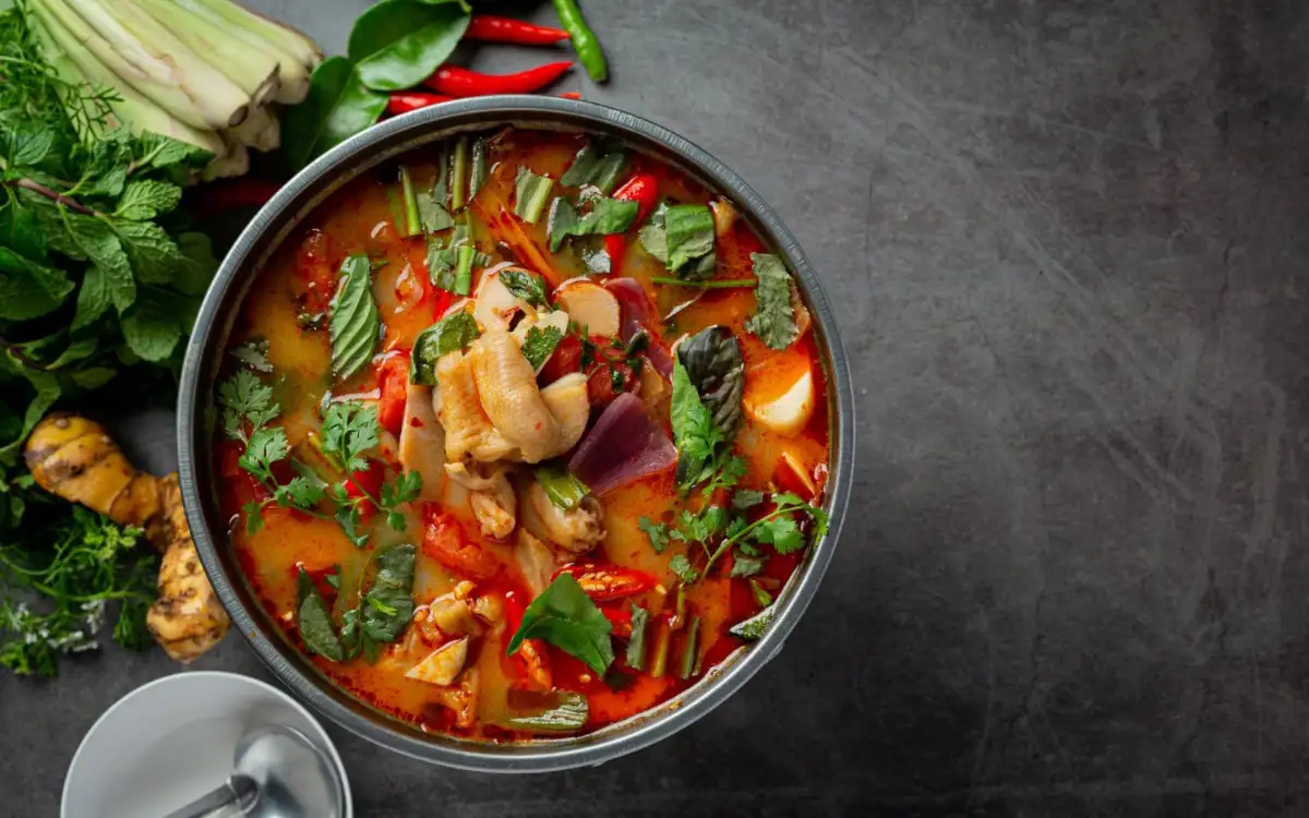 Острый суп.