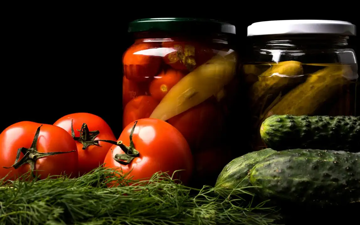 Маринованные овощи.