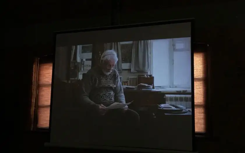 Фрагмент с показа фильма «Григорий Сорока Валерия Бабина».