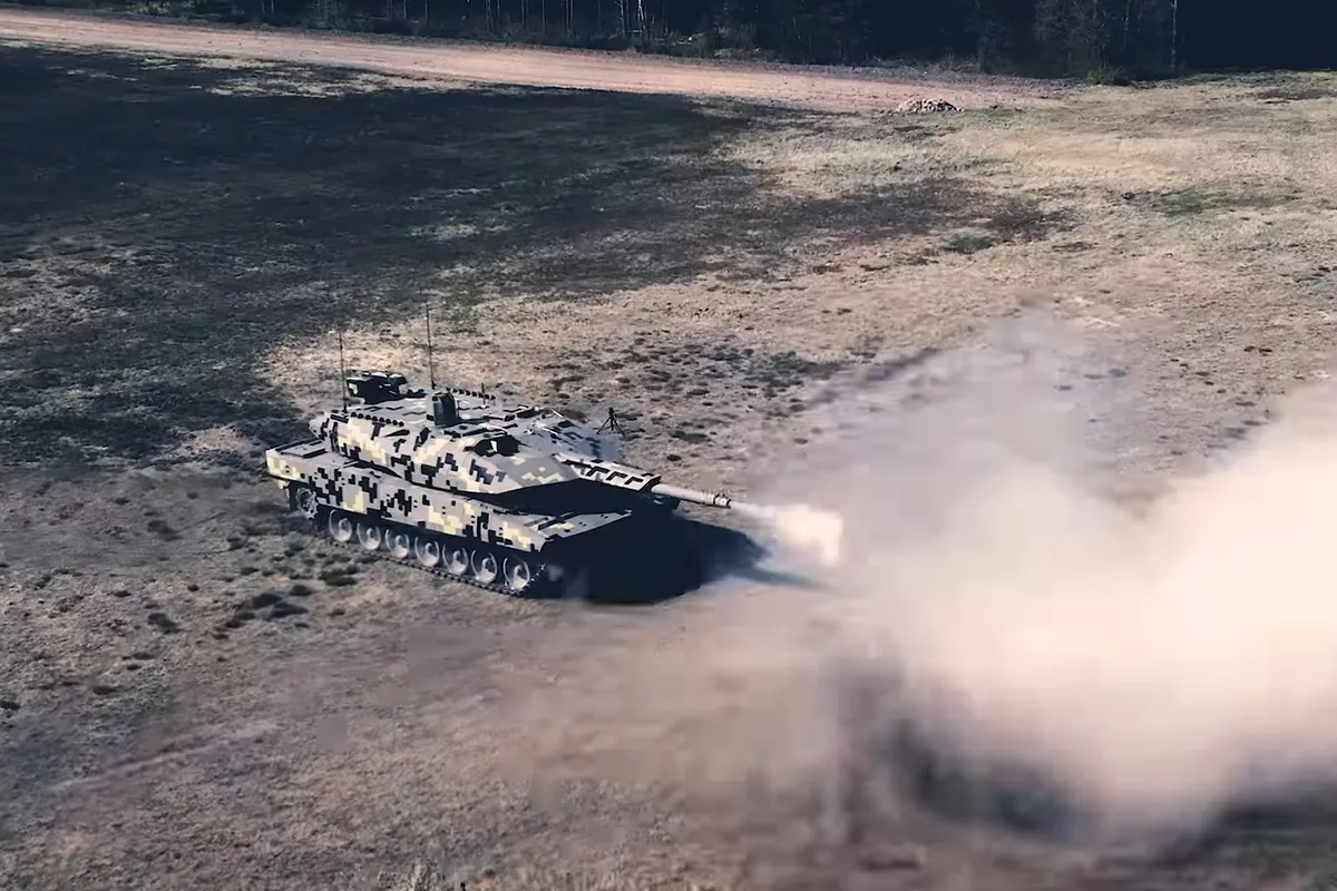 KF51 Panther в действии