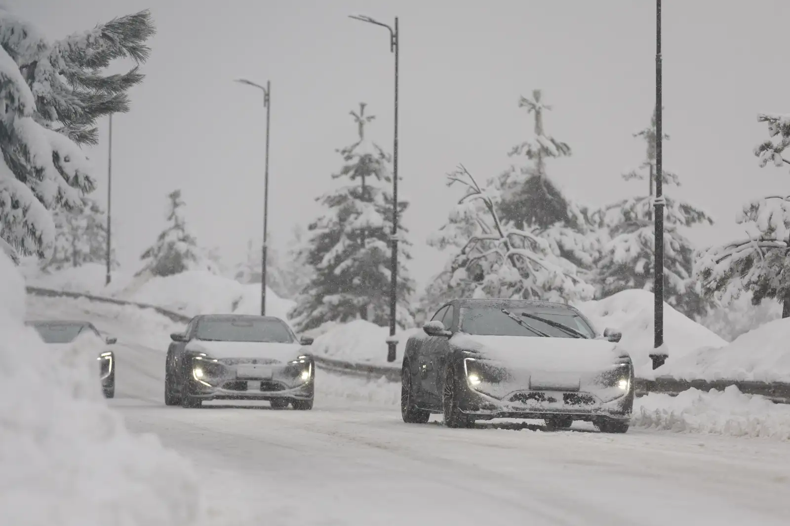 АВАТР 12 на горной трассе в районе Красной Поляны.  
