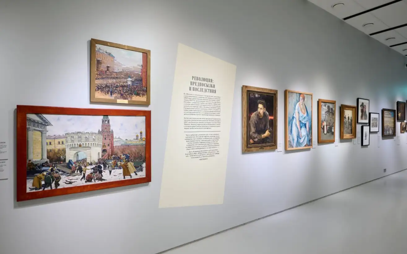 Фрагмент экспозиции выставки «Свой человек. Владимир Гиляровский». 