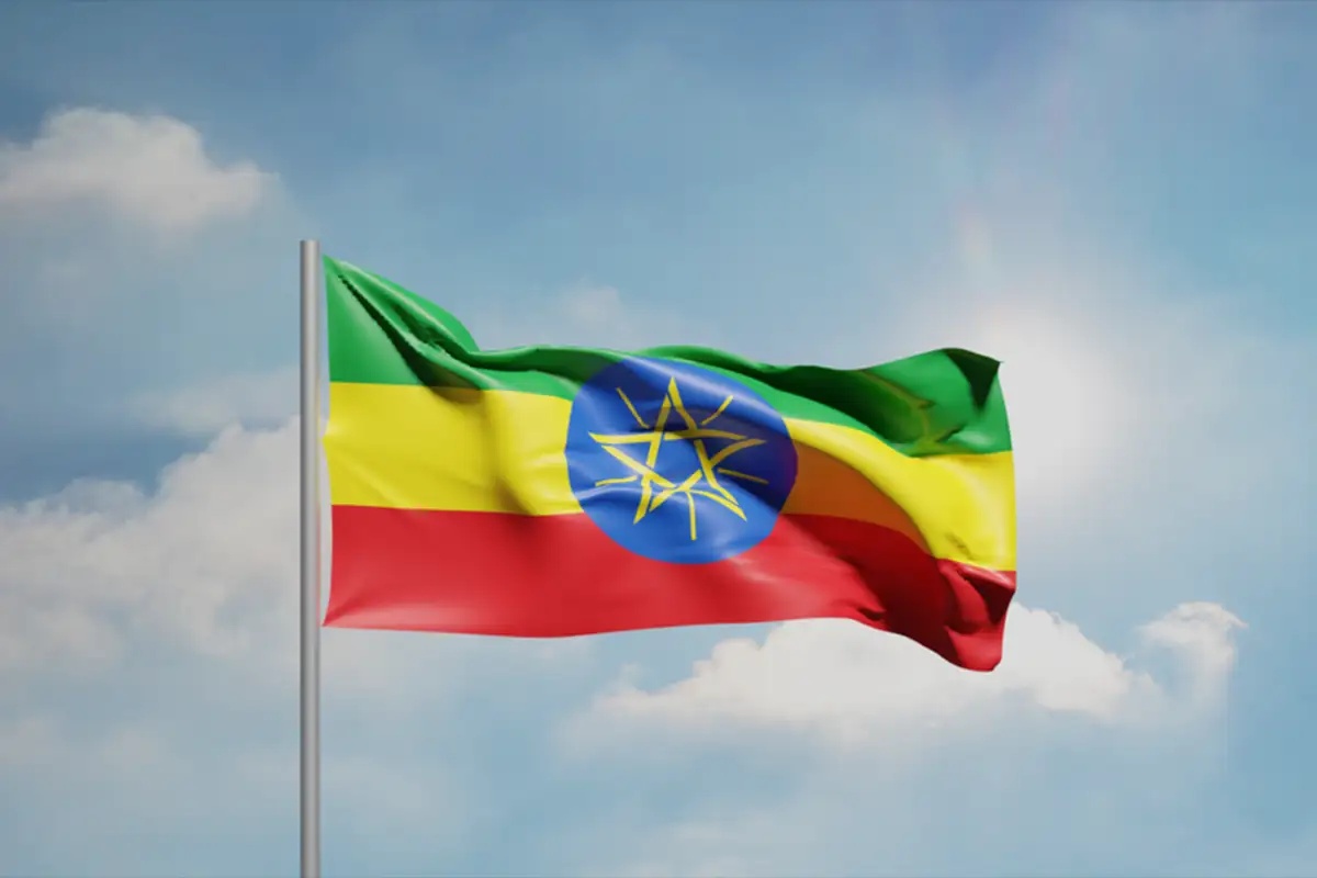 Флаг Эфиопии. 