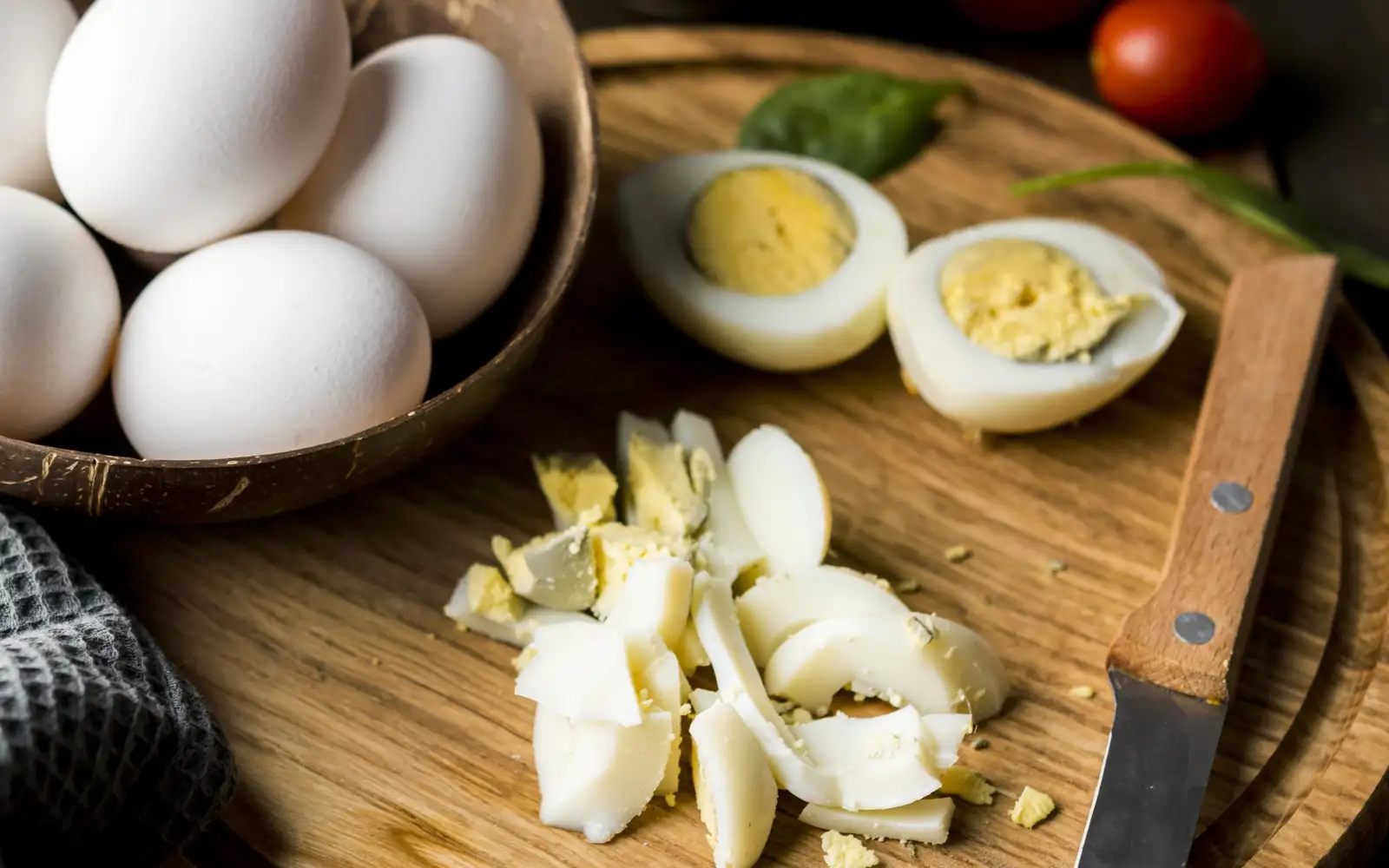 Яичный белок.