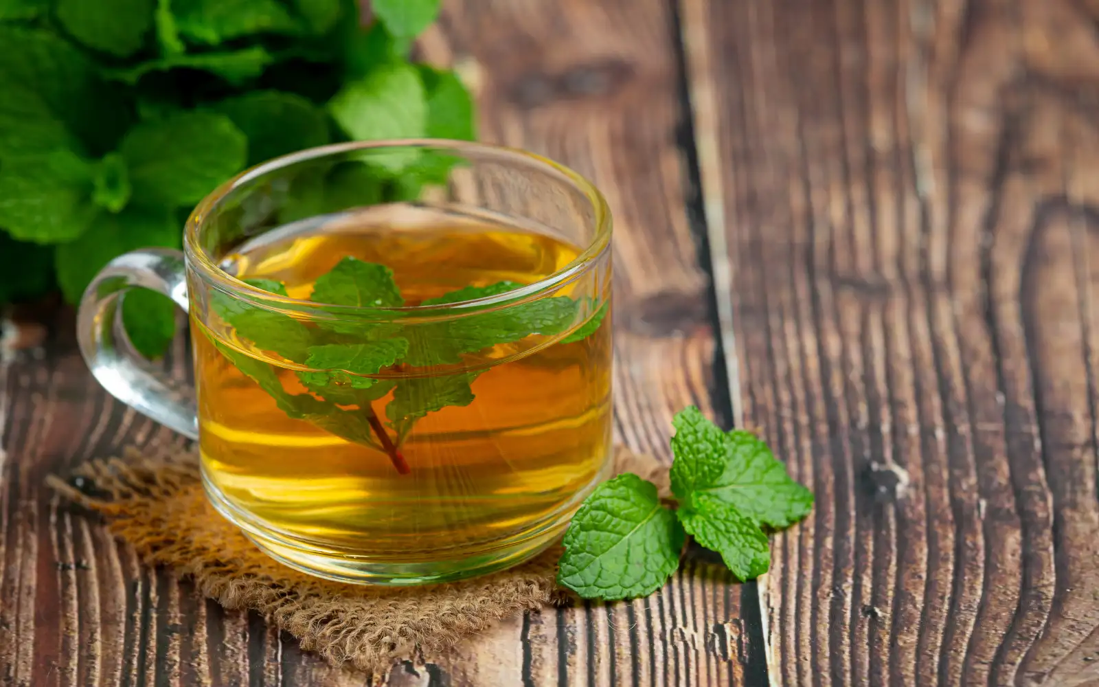 Чай с мятой.