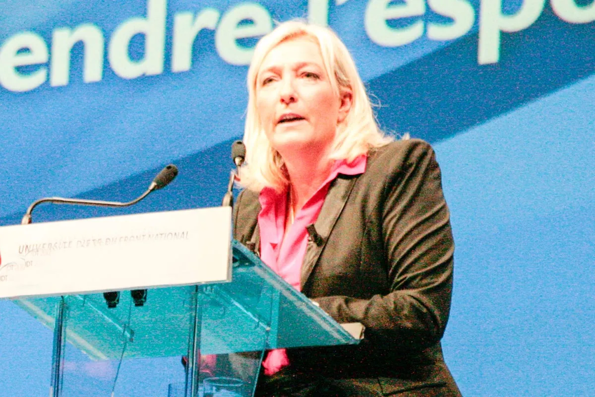 Лидер парламентской фракции «Национальное объединение» Марин Ле Пен. 