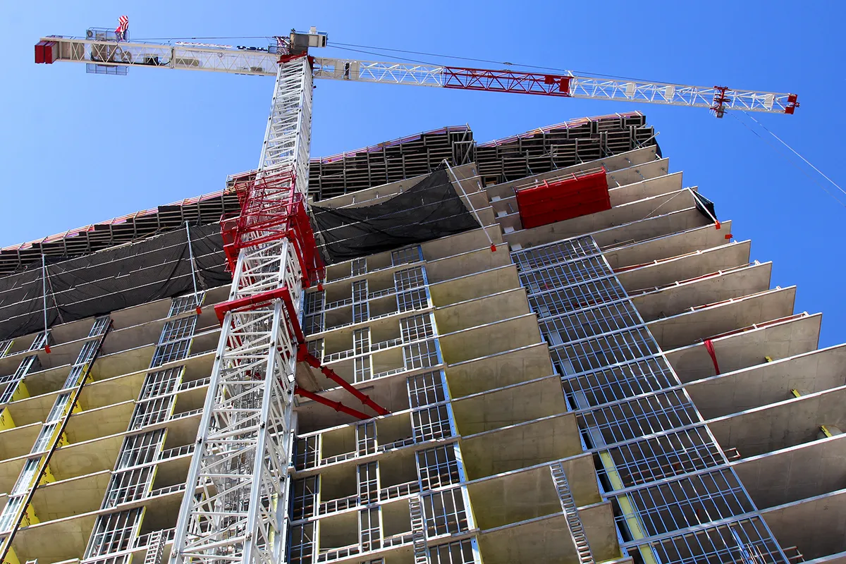 Строительство жилого комплекса в США