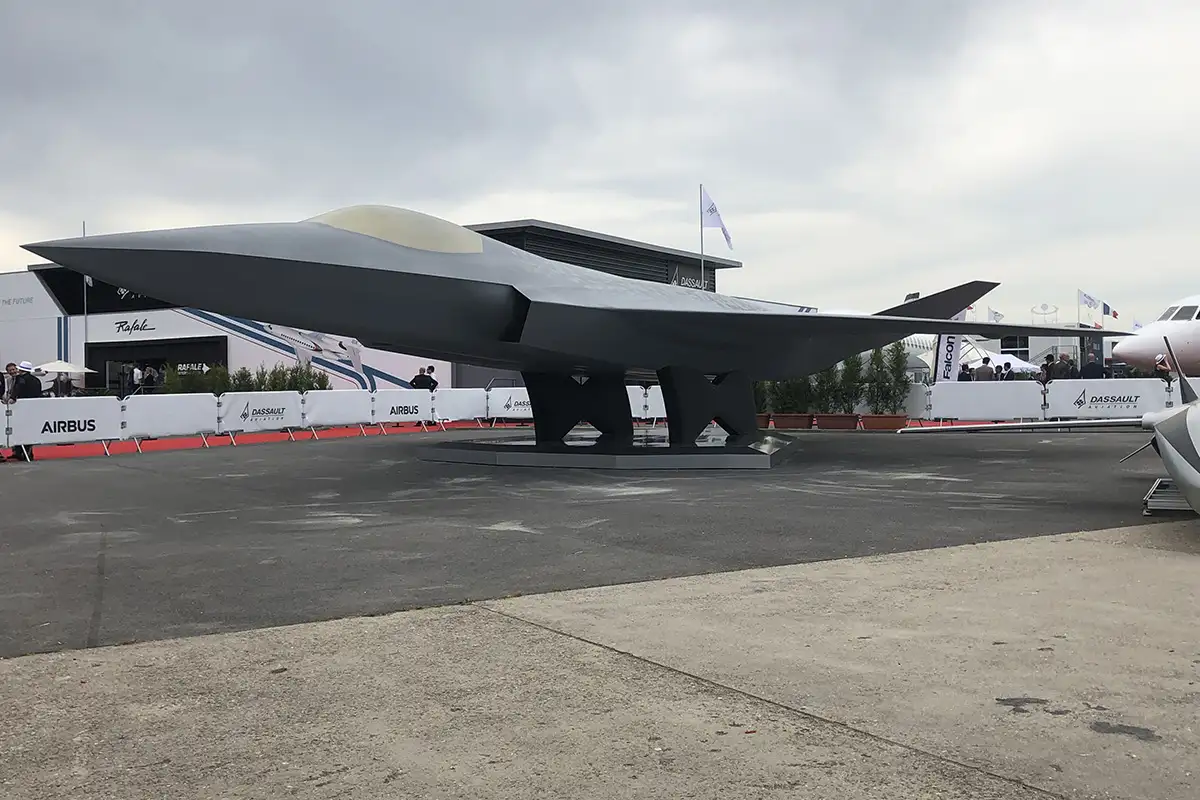 Модель европейской перспективной боевой авиационной системы. 