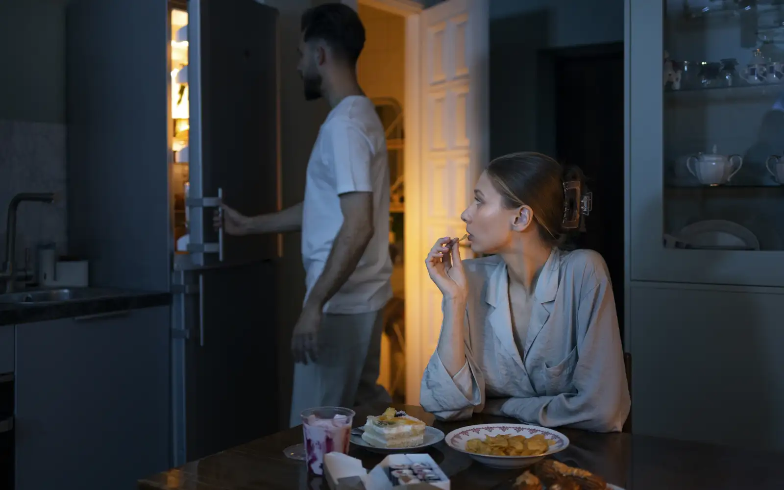 Поздний ужин.