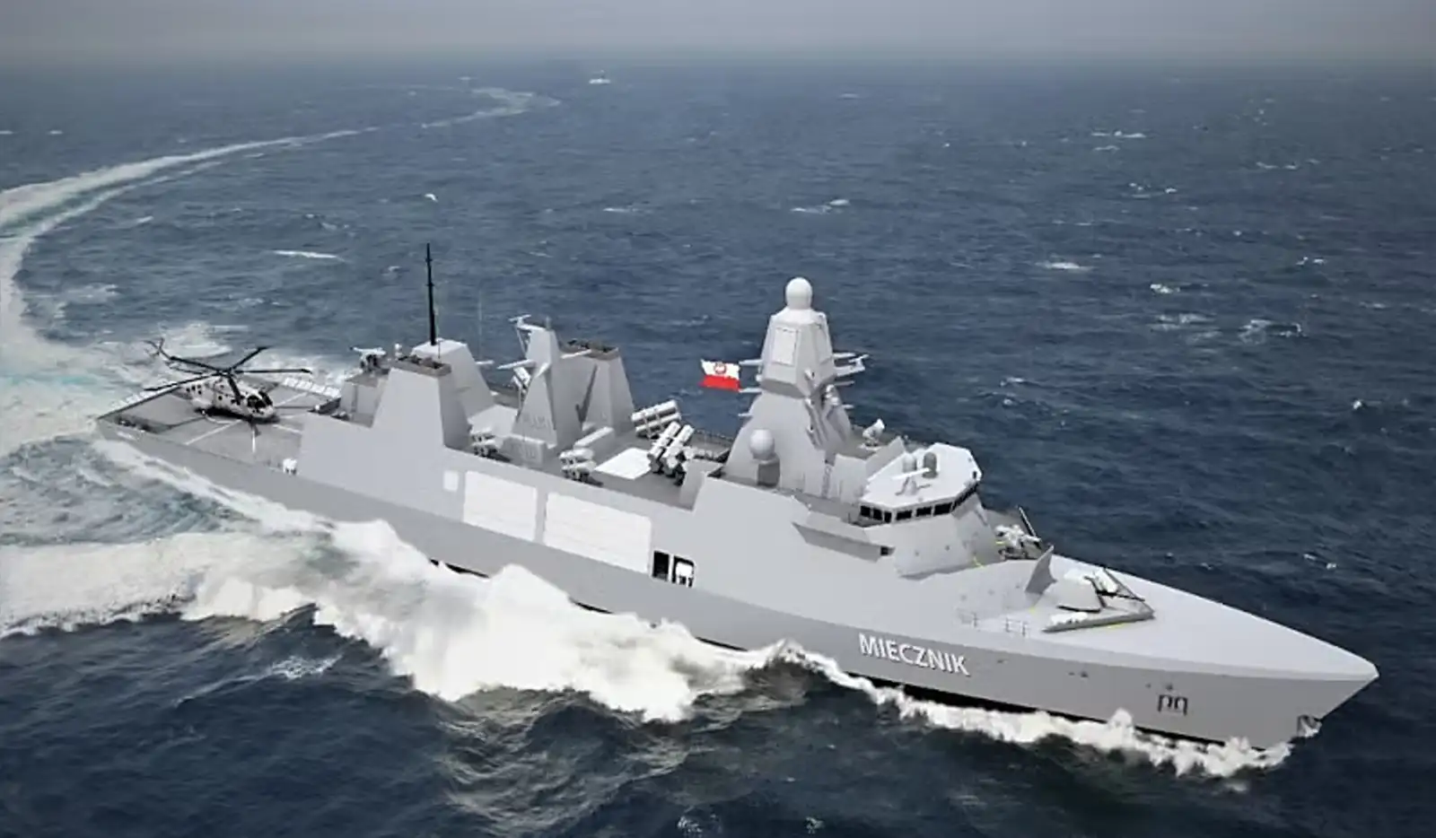 Многоцелевой фрегат типа Miecznik. 