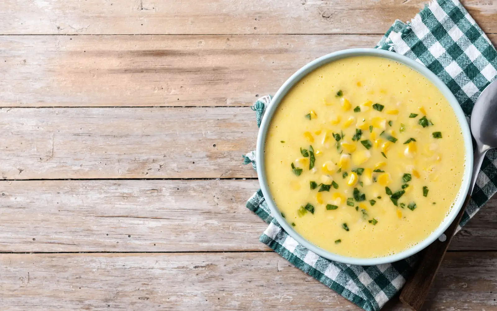 Кукурузный суп.