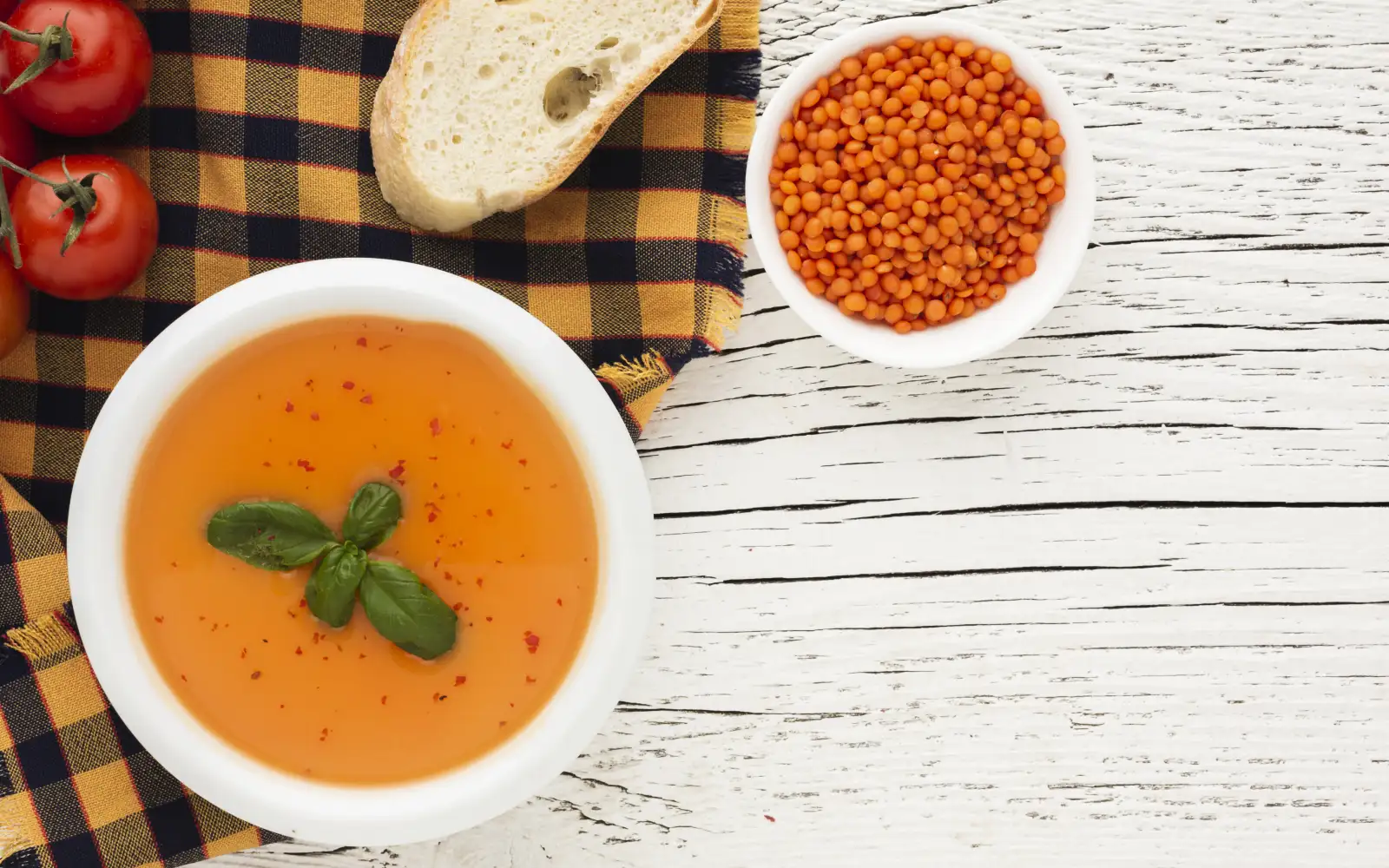 Суп с чечевицей.