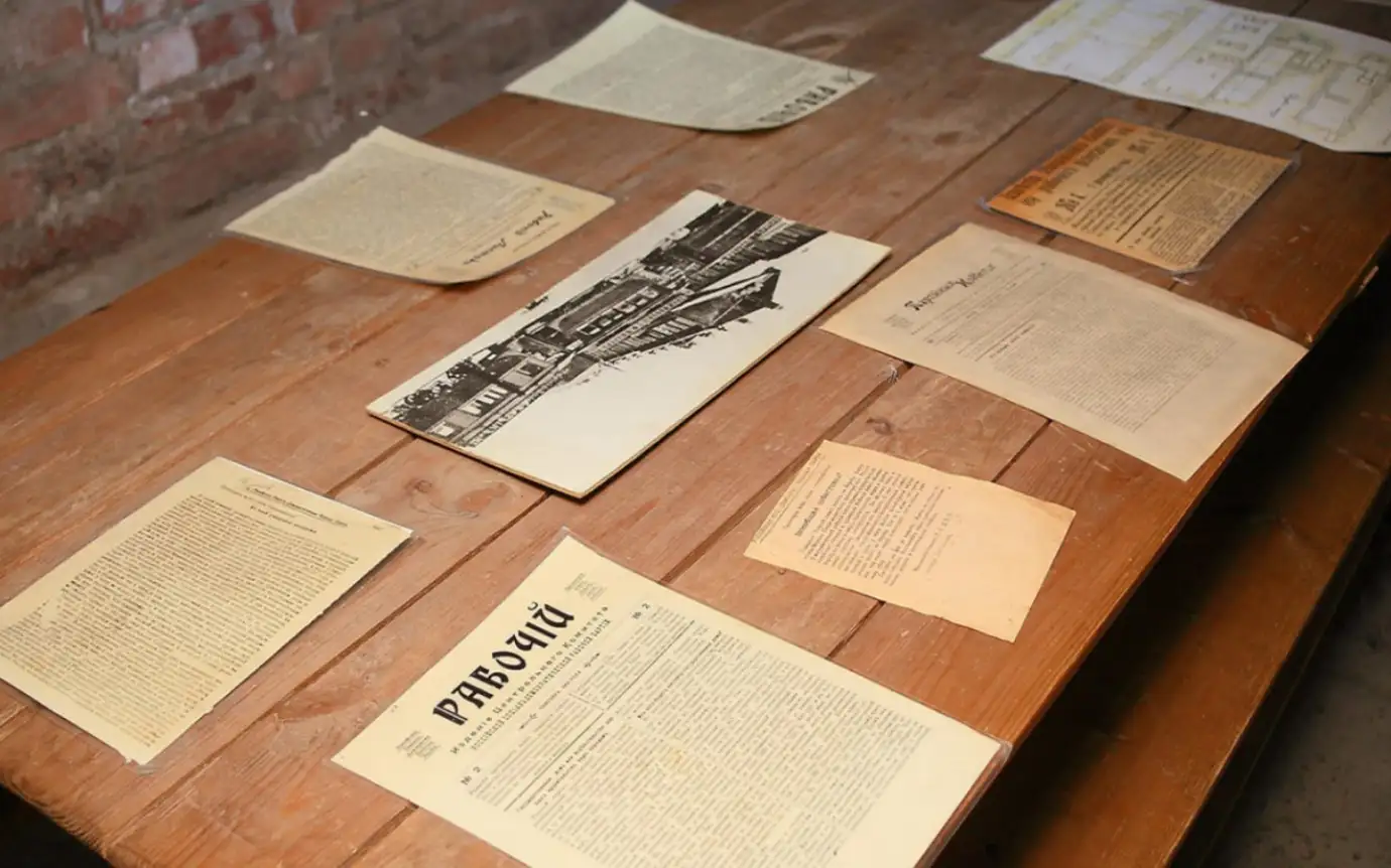  Фрагмент постоянной экспозиции в Музее «Подпольная типография 1905–1906 гг.».