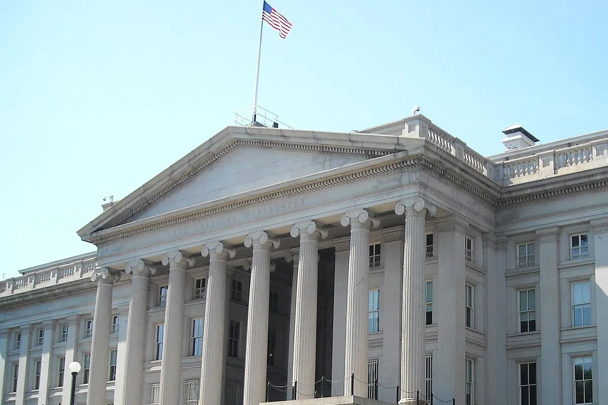 Министерство финансов США. Министерство финансов США.
