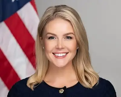 Пресс-секретарь Белого дома Каролина Ливитт. 