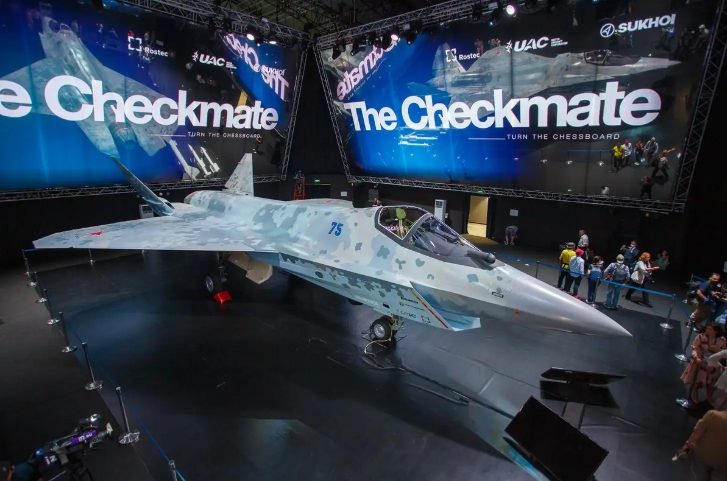 Су-75 Checkmate на МАКС-2021. 
