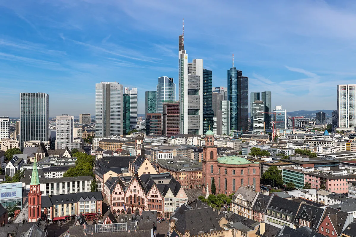 Современная застройка во Франкфурте