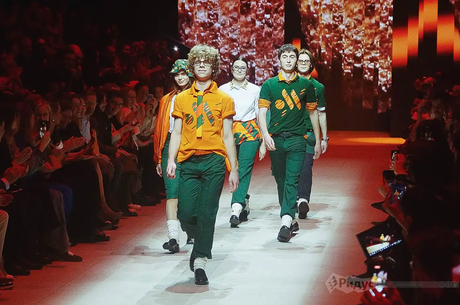 Московская неделя моды 2026, индустриальный показ.  