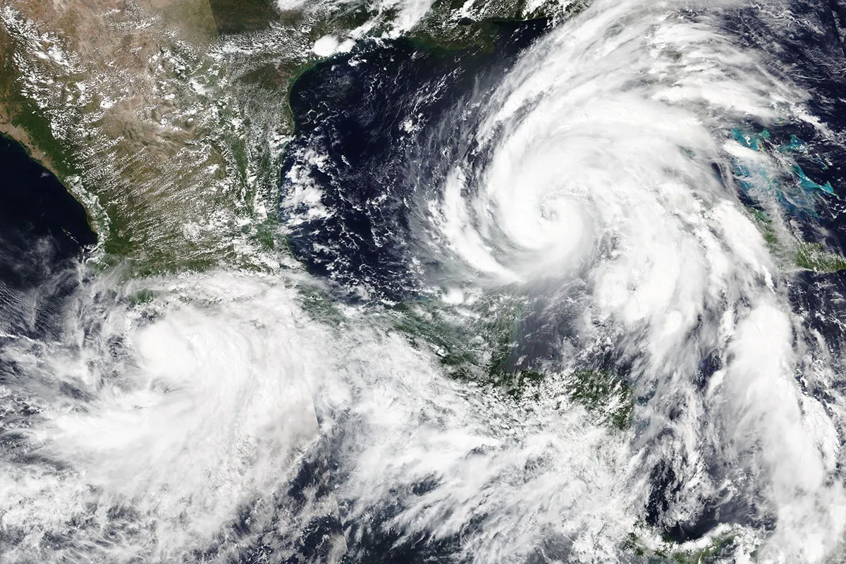 Ураган Хелен из космоса