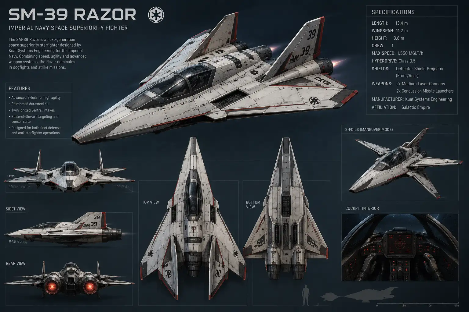 SM-39 Razor, художественное изображение.  