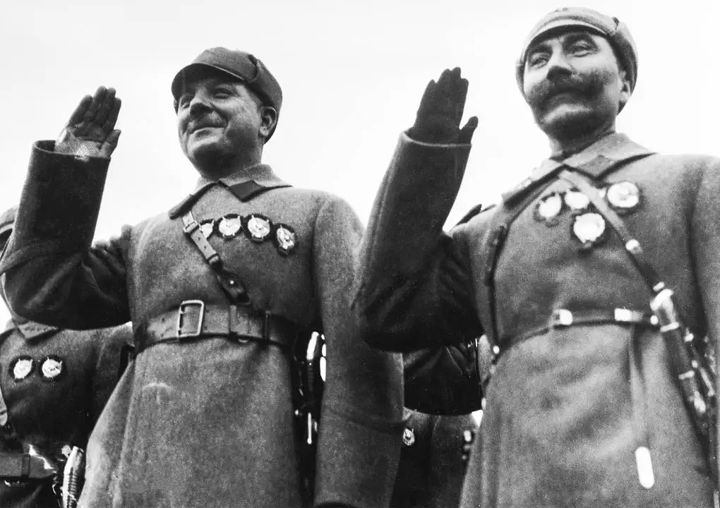 Клим Ворошилов и Семён Будённый 