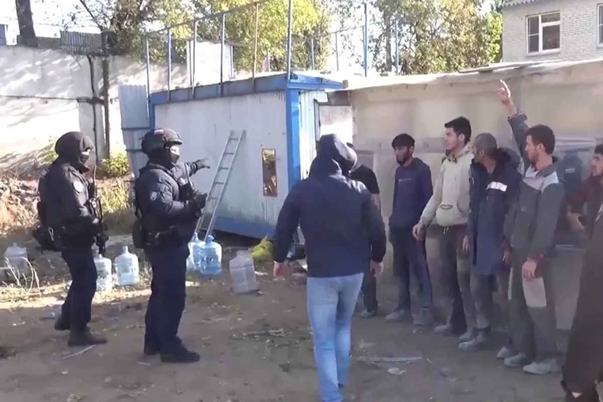 Рейд по нелегалам в Подмосковье