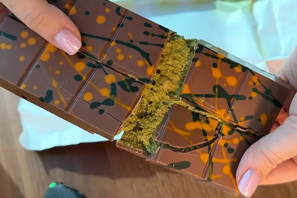 Плитка дубайского шоколада