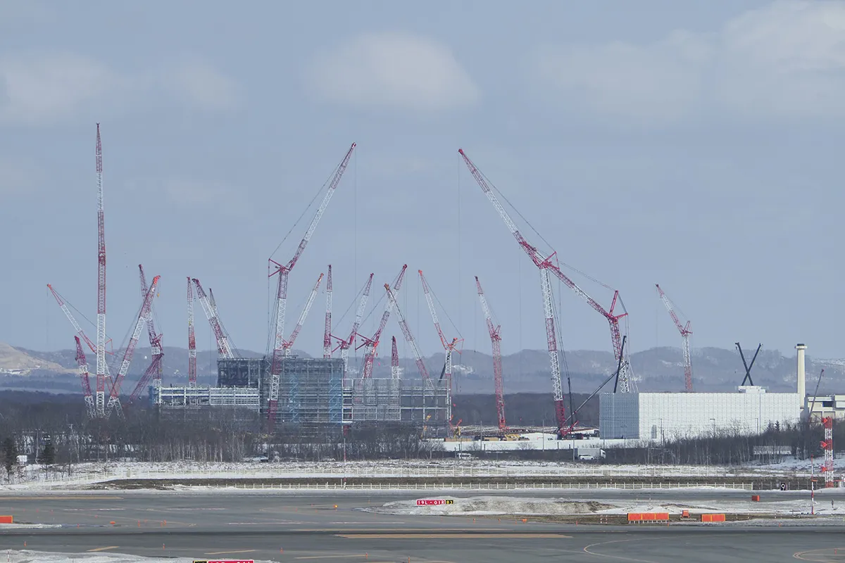 Строящийся завод Lapidus в городе Титосэ