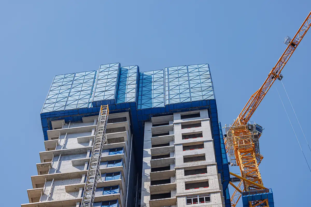 Стройка фирмы Evergrande в Шэньчжэне. 