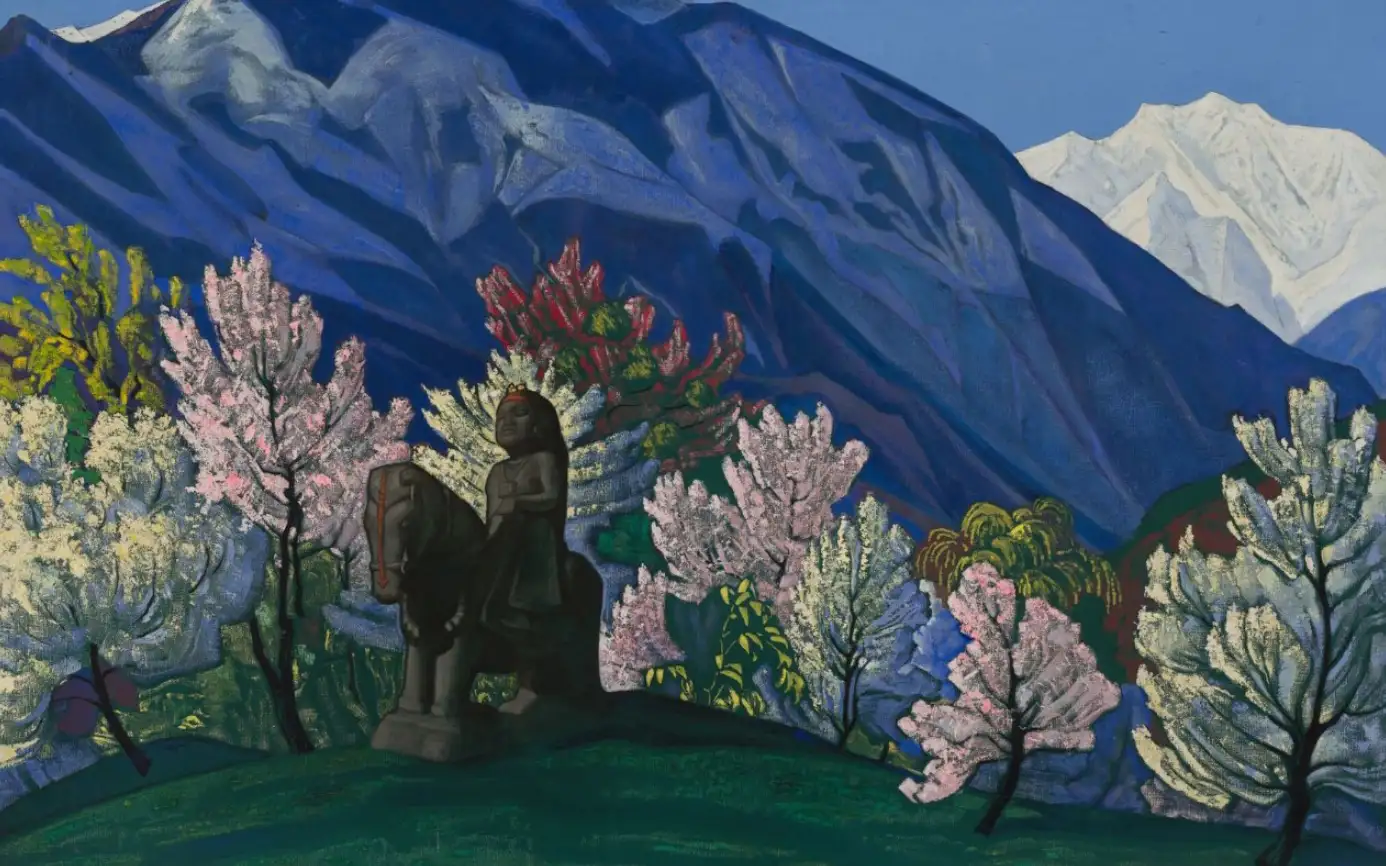 Картина «Гуга Чохан» (1931) Николая Рериха. 