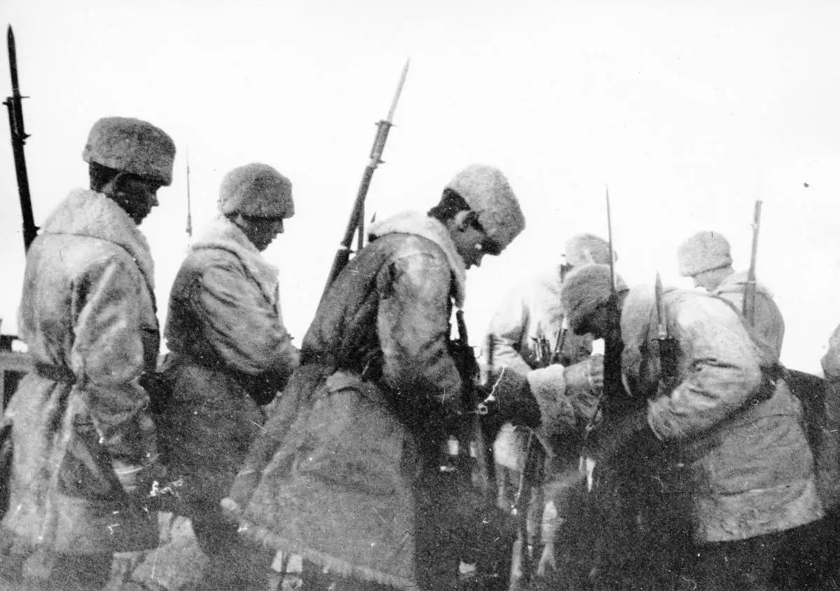 Шведы разоружают русский гарнизон в Дегербю