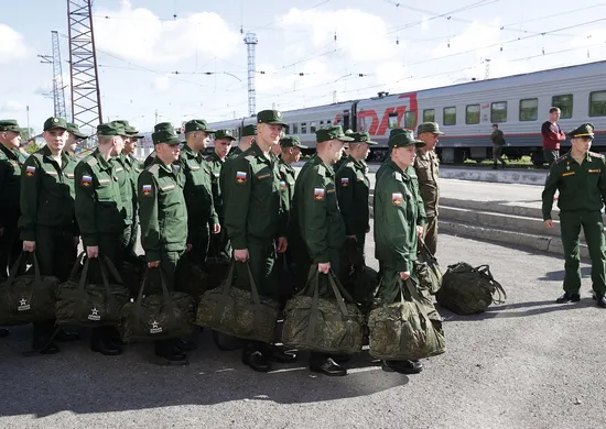 Призыв в армию России.