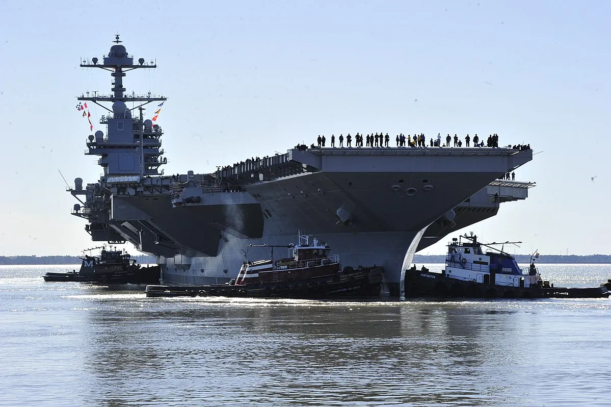 USS Gerald R. Ford.  