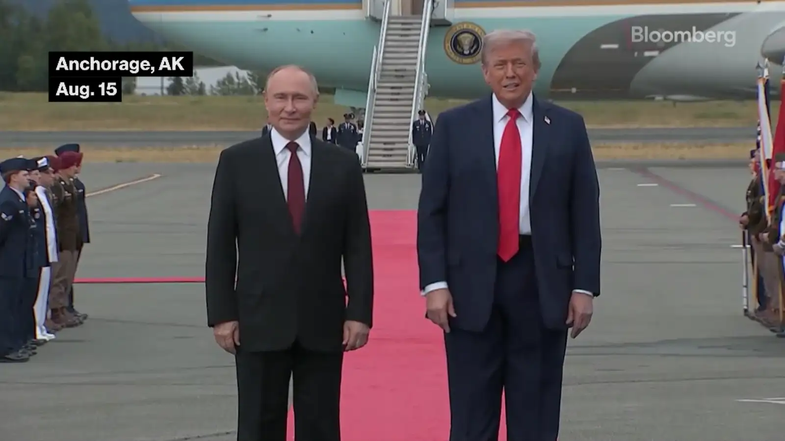 Встреча Путина и Трампа на Аляске 15 августа. 