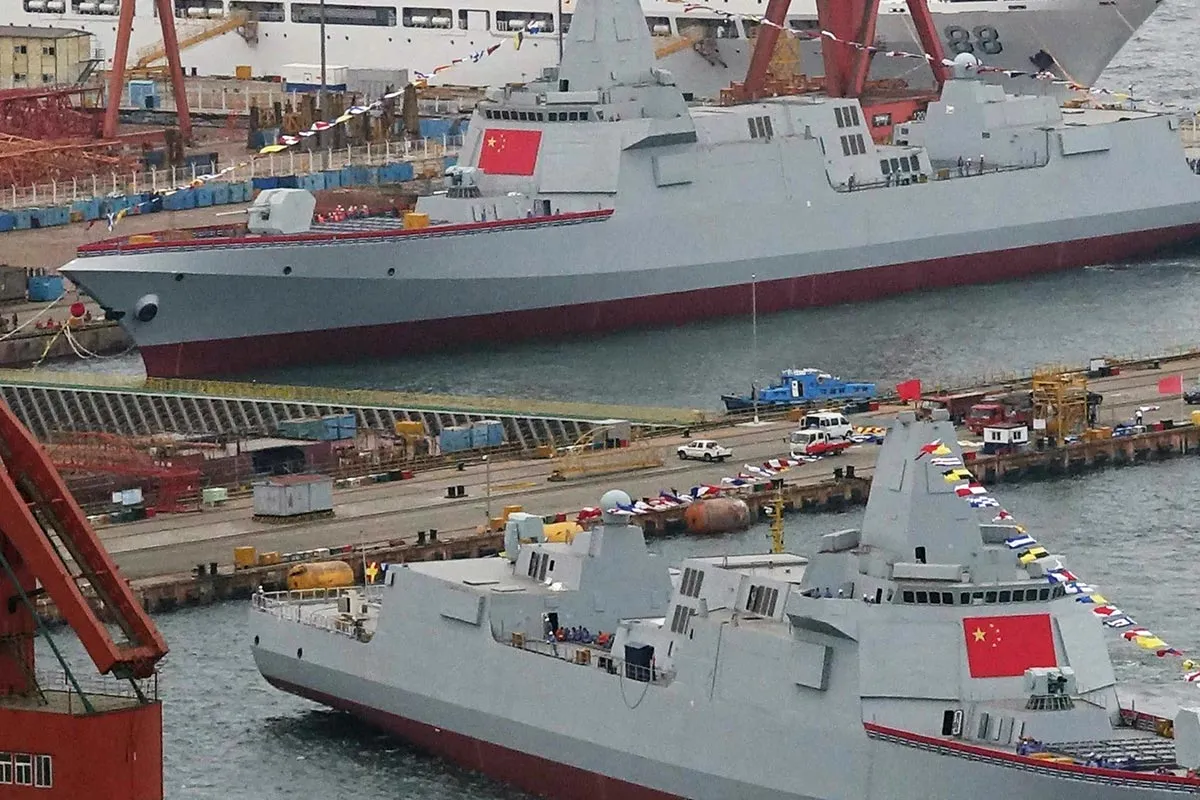 Судостроительная верфь в Китае.