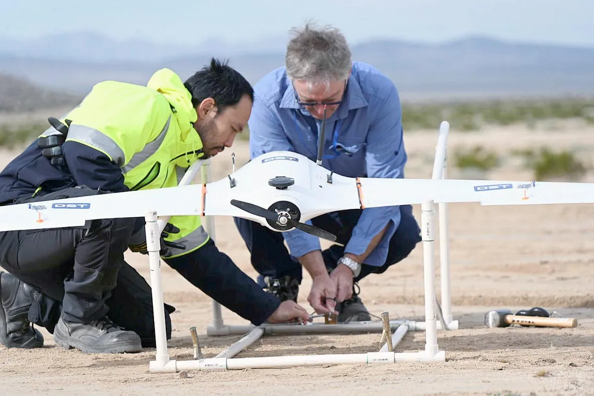 Испытания австралийского дрона