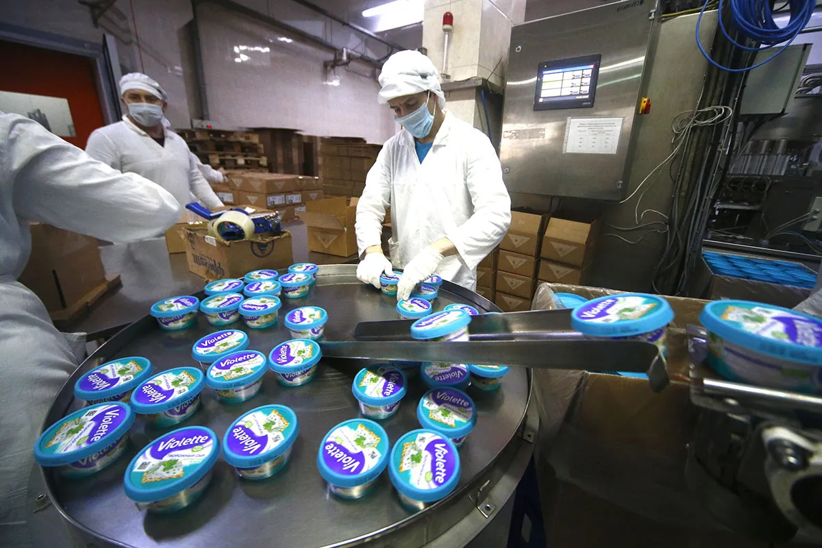 Производство плавленых сыров