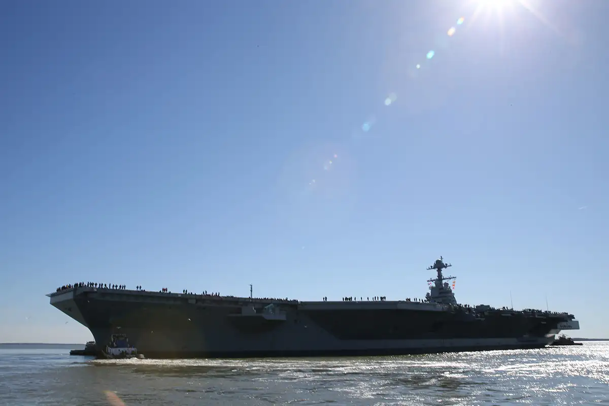 USS Gerald R. Ford. 