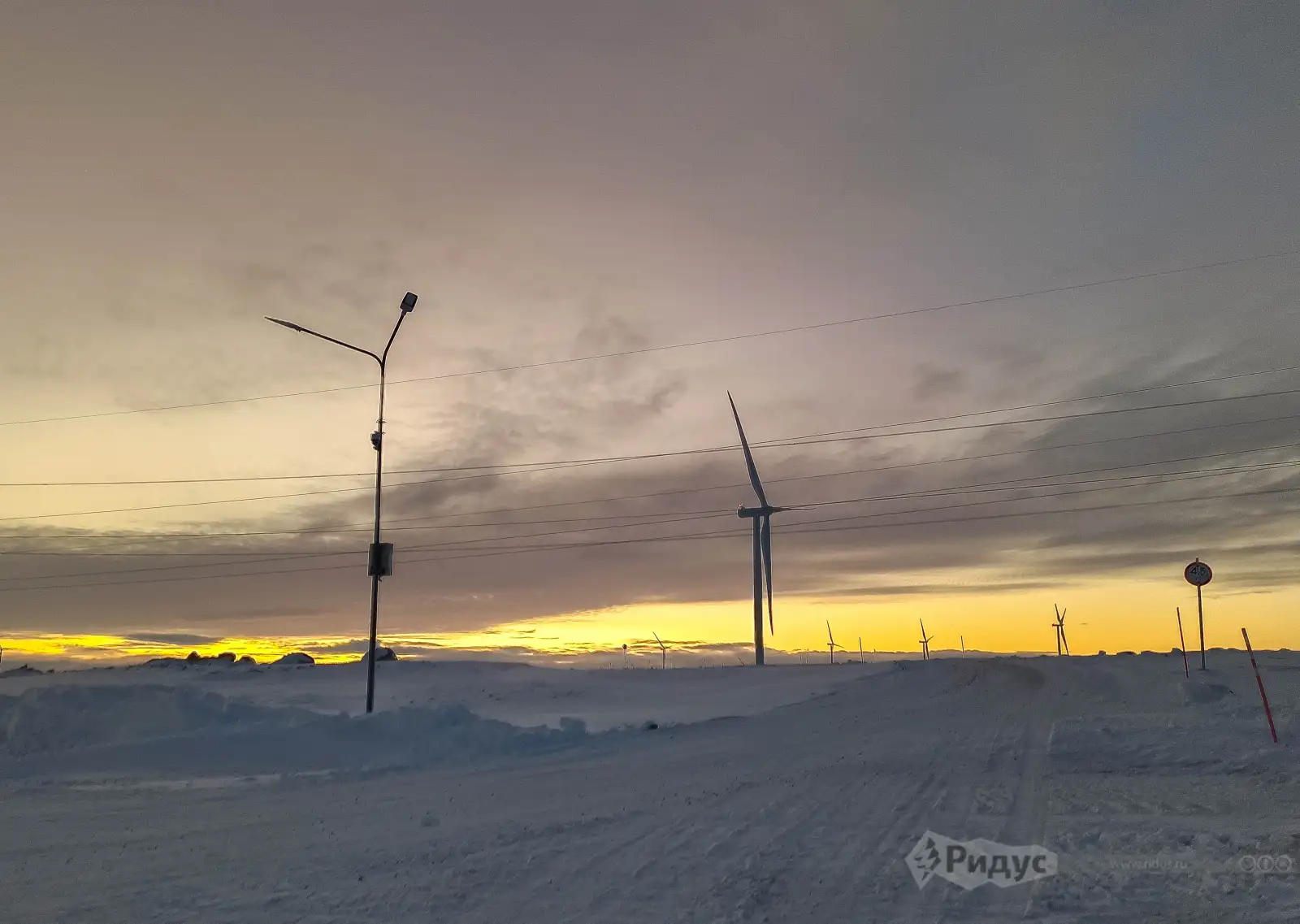 Кольская ВЭС.  