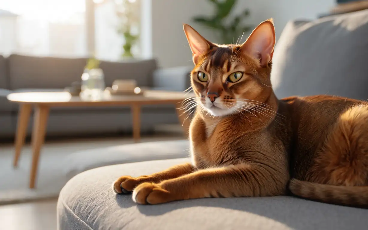 Абиссинская кошка.